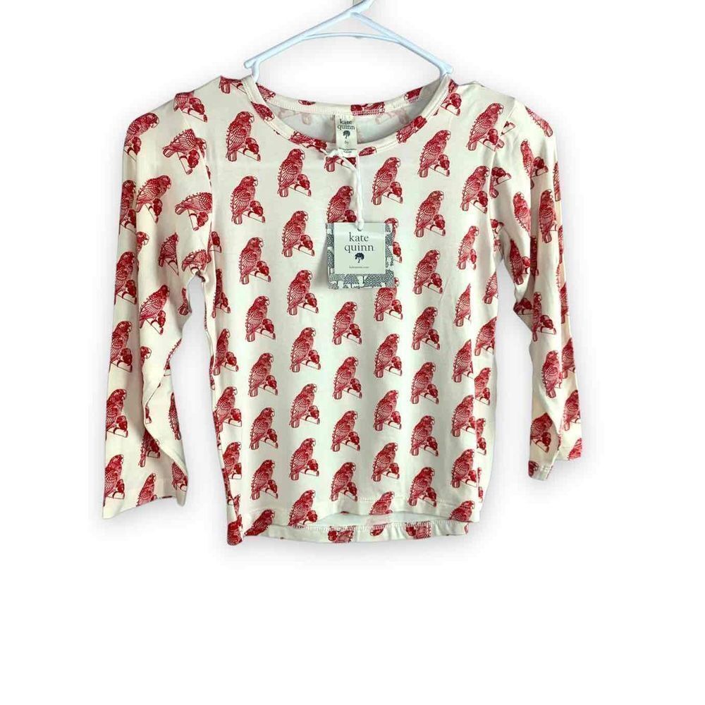 Kate Quinn Unisex Kids Parrot Top NWT 6Y